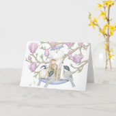 Home-Mouse-Designs®-Karte Karte (Gelbe Blume)