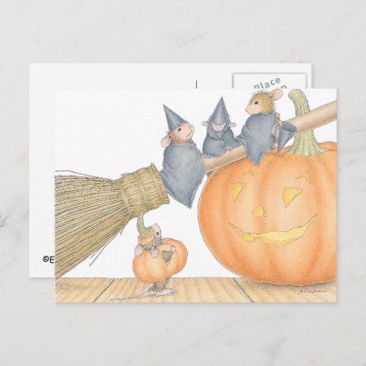 Home-Mouse-Designs® Postkarte (Vorne/Hinten)