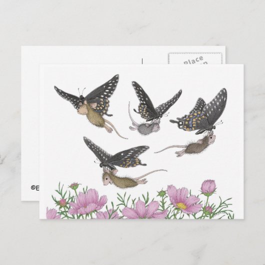 Home-Mouse-Designs® Postkarte (Vorne/Hinten)