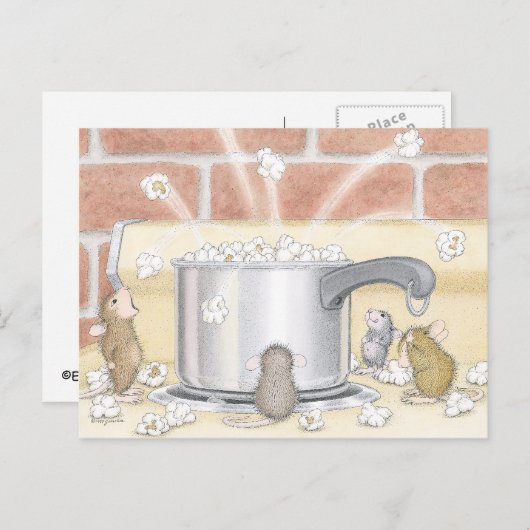 Home-Mouse-Designs® Postkarte (Vorne/Hinten)