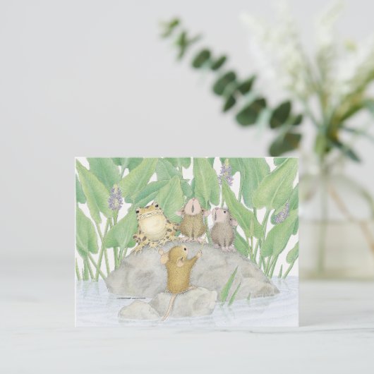 Home-Mouse-Designs® Postkarte (Stehend Vorderseite)