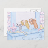 Home-Mouse-Designs® Postkarte (Vorne/Hinten)