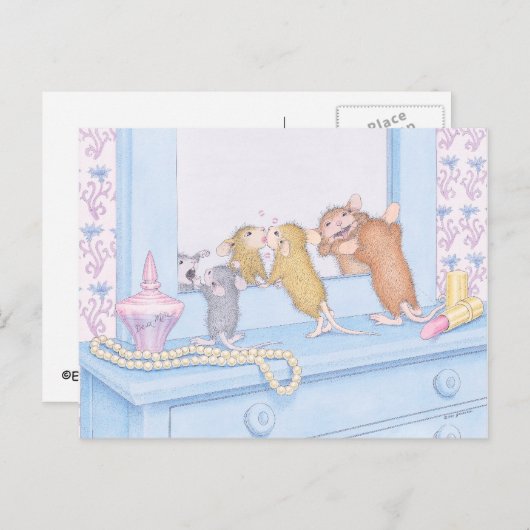 Home-Mouse-Designs® Postkarte (Vorne/Hinten)