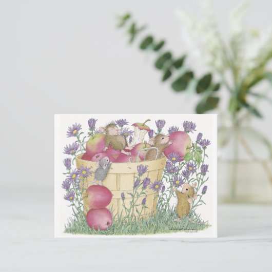 Home-Mouse-Designs® Postkarte (Stehend Vorderseite)