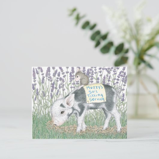 Home-Mouse-Designs® Postkarte (Stehend Vorderseite)