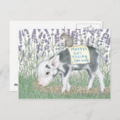 Home-Mouse-Designs® Postkarte (Vorne/Hinten)
