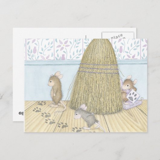 Home-Mouse-Designs® Postkarte (Vorne/Hinten)