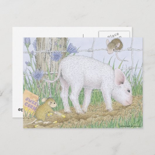 Home-Mouse-Designs® Postkarte (Vorne/Hinten)