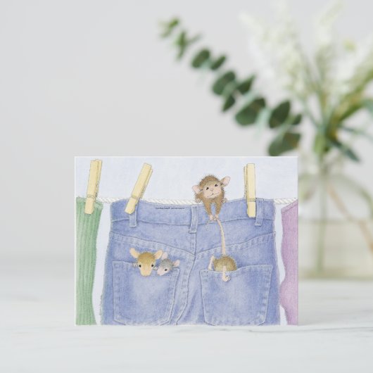 Home-Mouse-Designs® Postkarte (Stehend Vorderseite)