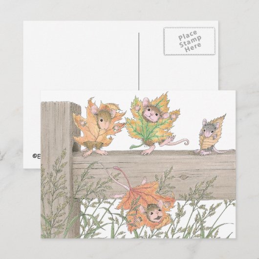 Home-Mouse-Designs® Postkarte (Vorne/Hinten)