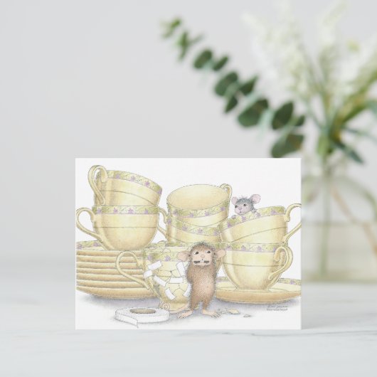 Home-Mouse-Designs® Postkarte (Stehend Vorderseite)