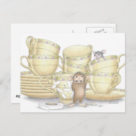 Home-Mouse-Designs® Postkarte (Vorne/Hinten)