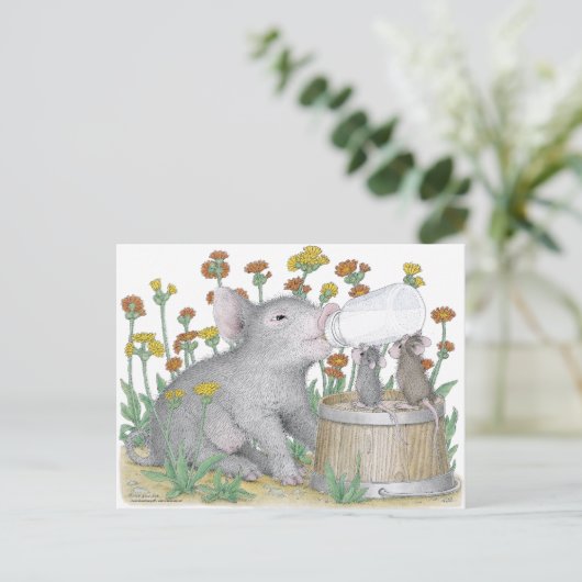 Home-Mouse-Designs® Postkarte (Stehend Vorderseite)