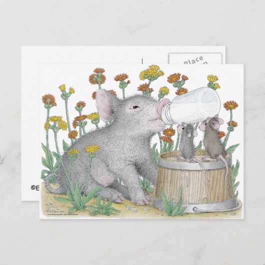 Home-Mouse-Designs® Postkarte (Vorne/Hinten)