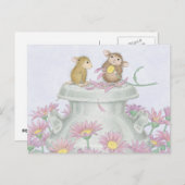 Home-Mouse-Designs® Postkarte (Vorne/Hinten)