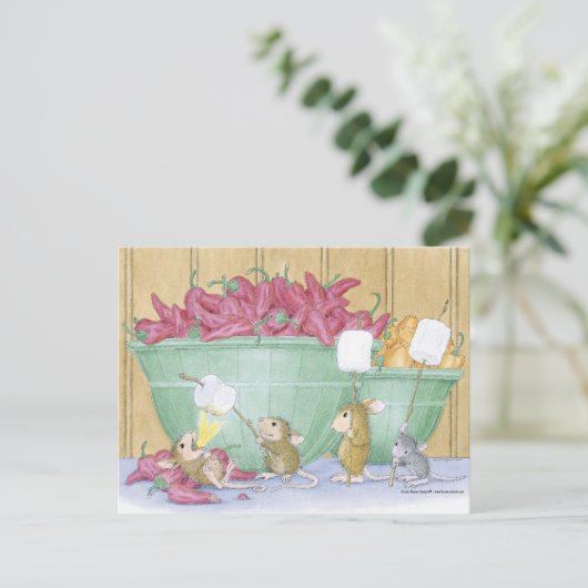Home-Mouse-Designs® Postkarte (Stehend Vorderseite)