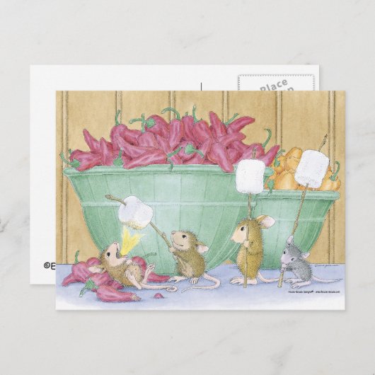 Home-Mouse-Designs® Postkarte (Vorne/Hinten)