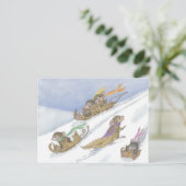 Home-Mouse-Designs® Postkarte (Stehend Vorderseite)