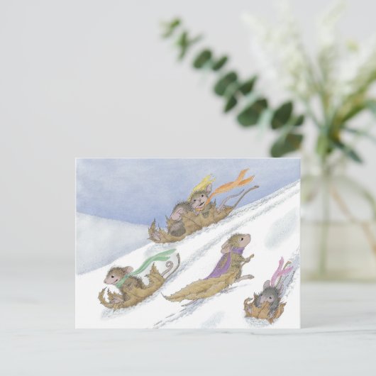 Home-Mouse-Designs® Postkarte (Stehend Vorderseite)