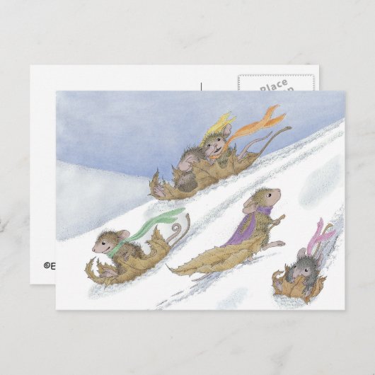 Home-Mouse-Designs® Postkarte (Vorne/Hinten)