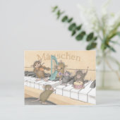 Home-Mouse-Designs® Postkarte (Stehend Vorderseite)