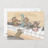 Home-Mouse-Designs® Postkarte (Vorne/Hinten)