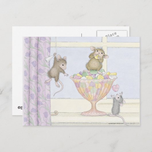 Home-Mouse-Designs® Postkarte (Vorne/Hinten)