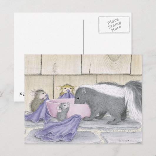Home-Mouse-Designs® Postkarte (Vorne/Hinten)