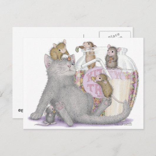 Home-Mouse-Designs® Postkarte (Vorne/Hinten)
