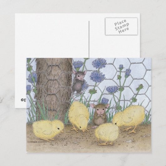 Home-Mouse-Designs® Postkarte (Vorne/Hinten)