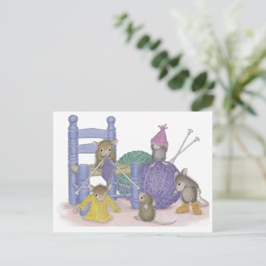 Home-Mouse-Designs® Postkarte (Stehend Vorderseite)