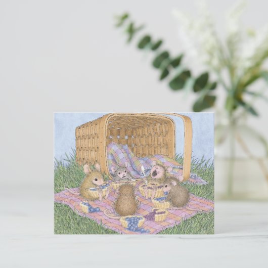Home-Mouse-Designs® Postkarte (Stehend Vorderseite)