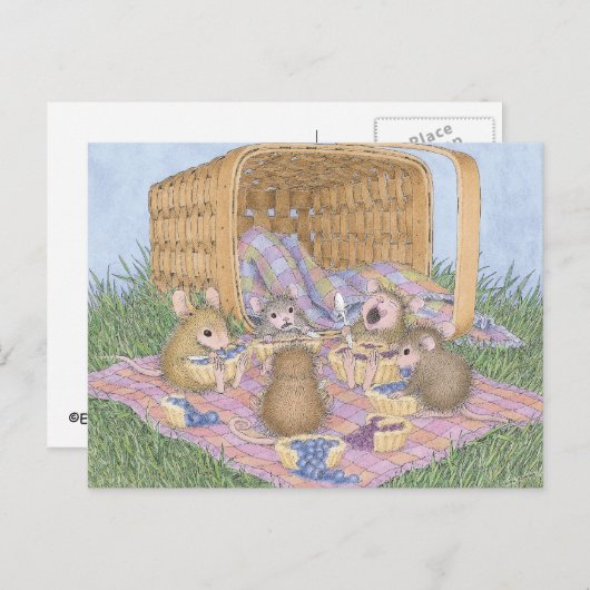 Home-Mouse-Designs® Postkarte (Vorne/Hinten)