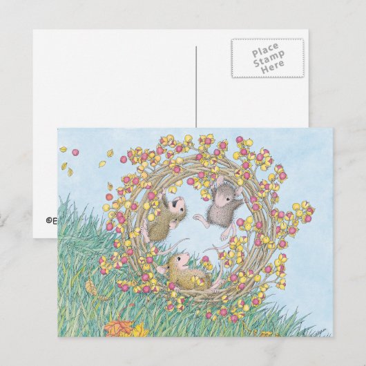 Home-Mouse-Designs® Postkarte (Vorne/Hinten)