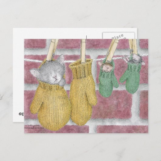Home-Mouse-Designs® Postkarte (Vorne/Hinten)