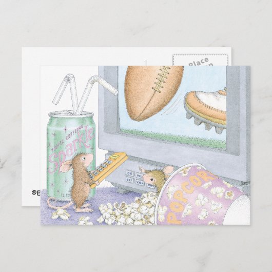 Home-Mouse-Designs® Postkarte (Vorne/Hinten)