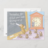 Home-Mouse-Designs® Postkarte (Vorne/Hinten)