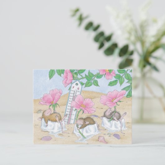 Home-Mouse-Designs® Postkarte (Stehend Vorderseite)