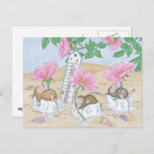 Home-Mouse-Designs® Postkarte (Vorne/Hinten)