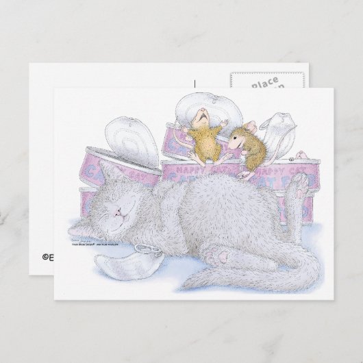 Home-Mouse-Designs® Postkarte (Vorne/Hinten)