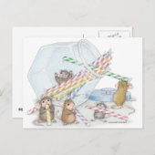 Home-Mouse-Designs® Postkarte (Vorne/Hinten)