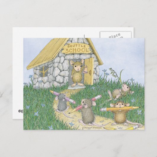 Home-Mouse-Designs® Postkarte (Vorne/Hinten)