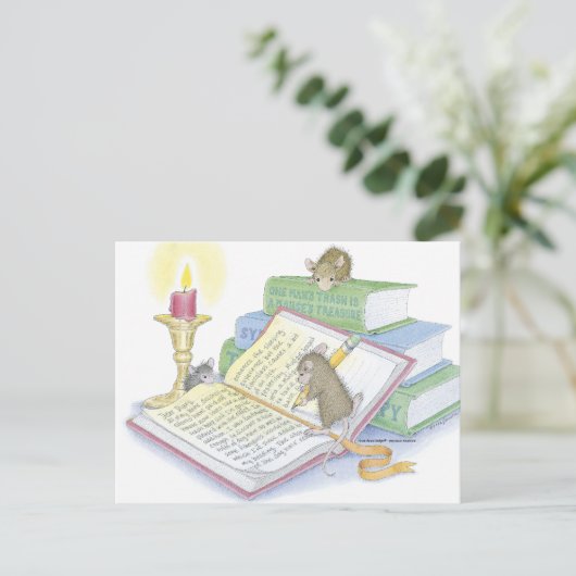 Home-Mouse-Designs® Postkarte (Stehend Vorderseite)