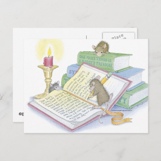 Home-Mouse-Designs® Postkarte (Vorne/Hinten)