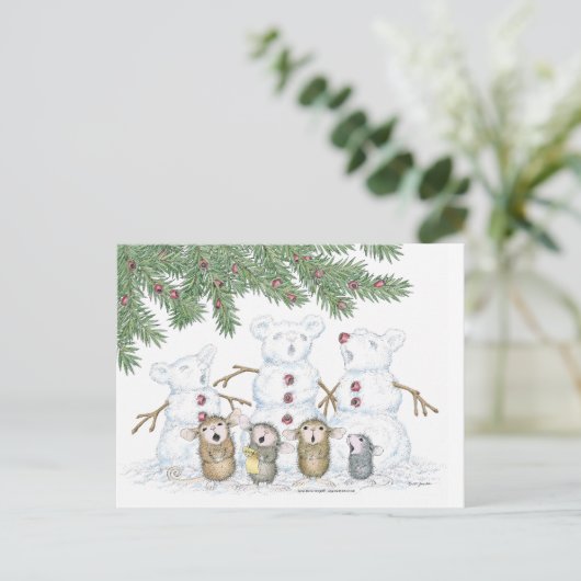 Home-Mouse-Designs® Postkarte (Stehend Vorderseite)