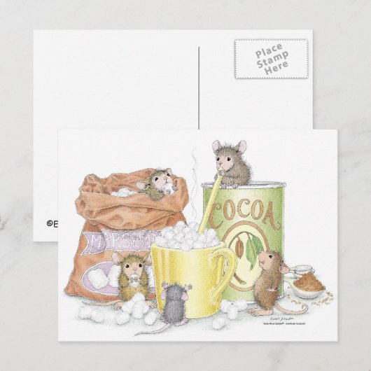 Home-Mouse-Designs® Postkarte (Vorne/Hinten)