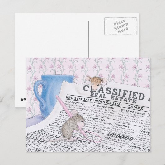 Home-Mouse-Designs® Postkarte (Vorne/Hinten)