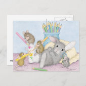 Home-Mouse-Designs® Postkarte (Vorne/Hinten)