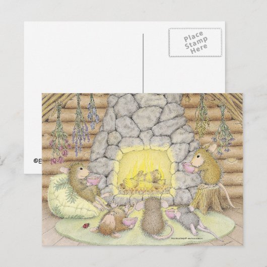 Home-Mouse-Designs® Postkarte (Vorne/Hinten)