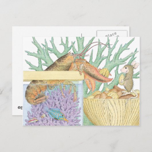 Home-Mouse-Designs® Postkarte (Vorne/Hinten)